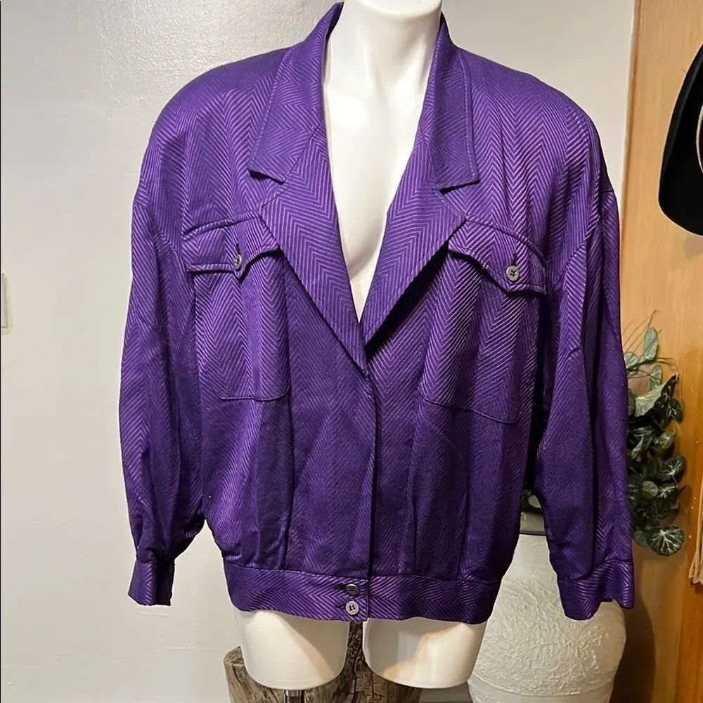 Liz Claiborne Purple Blazer